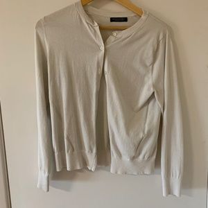 Banana Republic White Cardigan